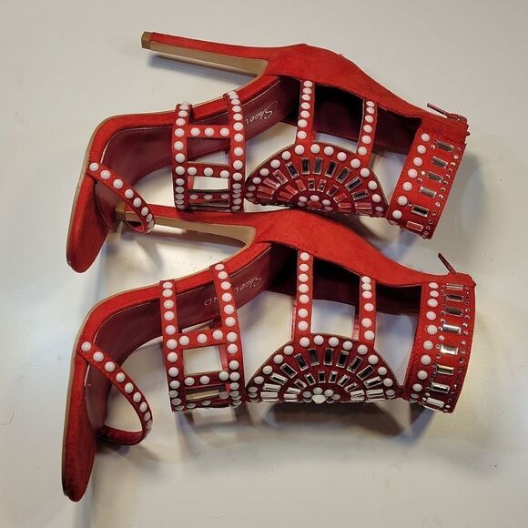 BRAND NEW  MELLY HIGH HEEL STILETTOS GLADIATOR STYLE OPEN TOE SANDAL - Picture 7 of 16